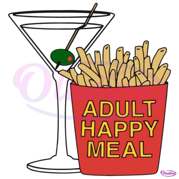 Adult Happy Meal SVG
