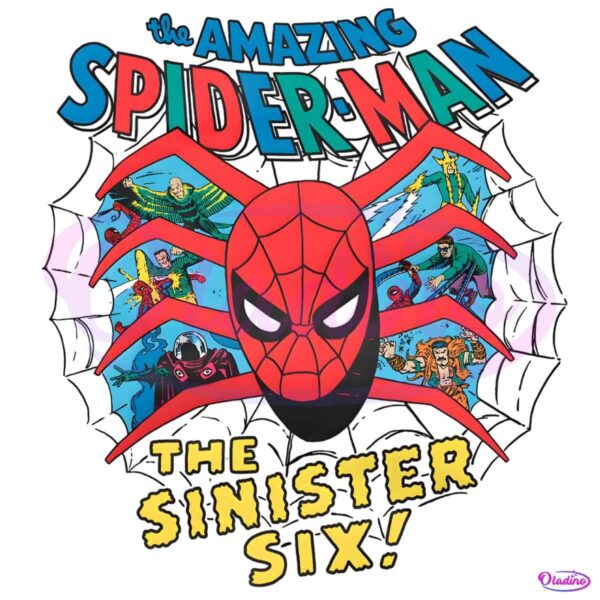 Amazing Spider Man The Sinister Six Mavel Comics PNG