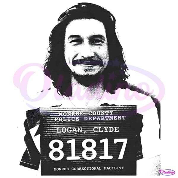 Clyde Logan Mugshot Logan Lucky PNG