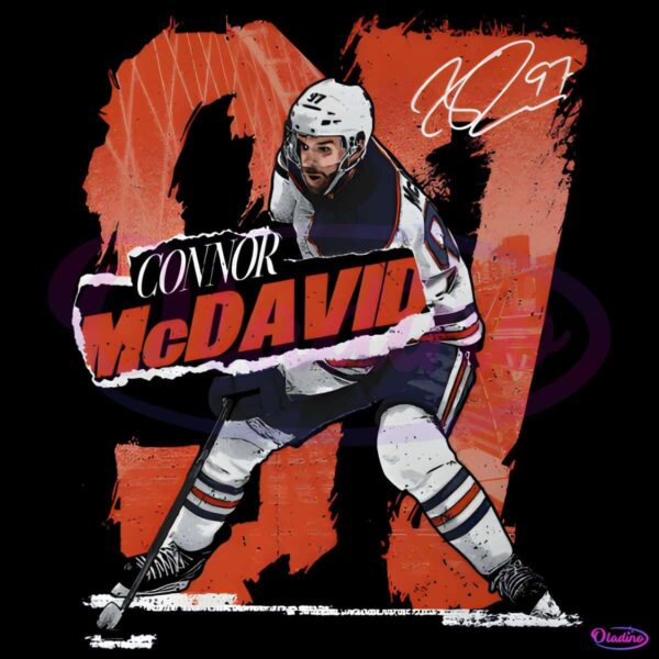 Connor Mcdavid Edmonton Oilers 97 Landmark PNG