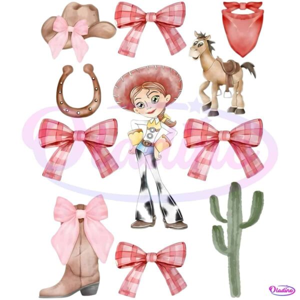 Coquette Bows Disney Jessie Toy Story PNG