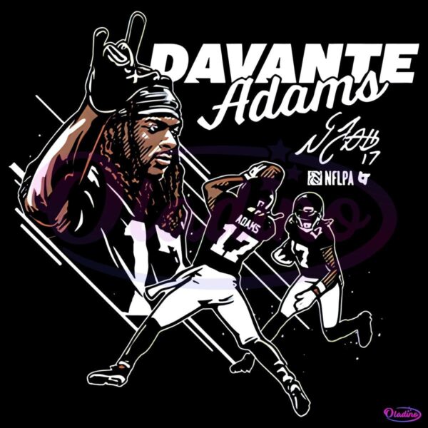 Davante Adams Signature PNG Rams Star Power in Action