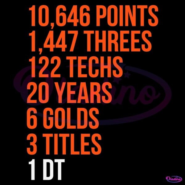 Diana Taurasi Goat Stats Phoenix Mercury Basketball SVG