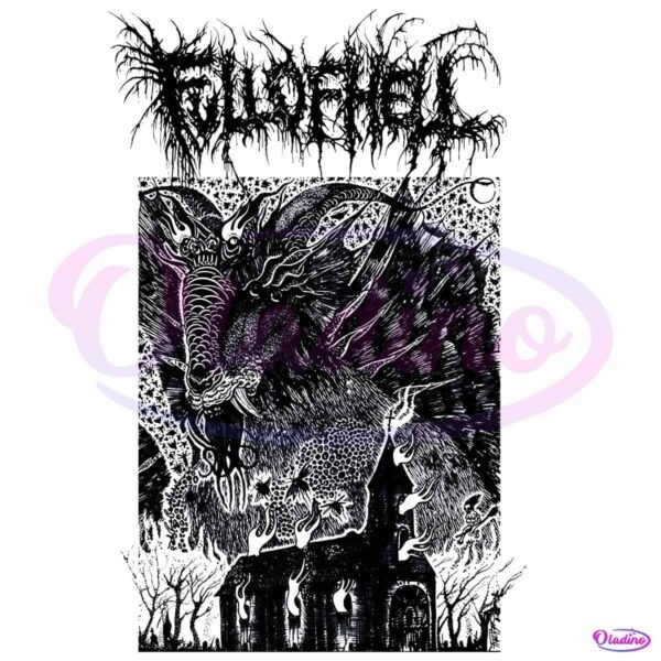 Full Of Hell Purple Goat Church PNG