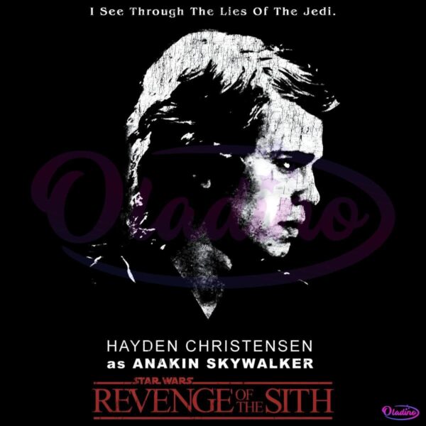 Hayden Christensen As Anakin Skywalker Star Wars PNG