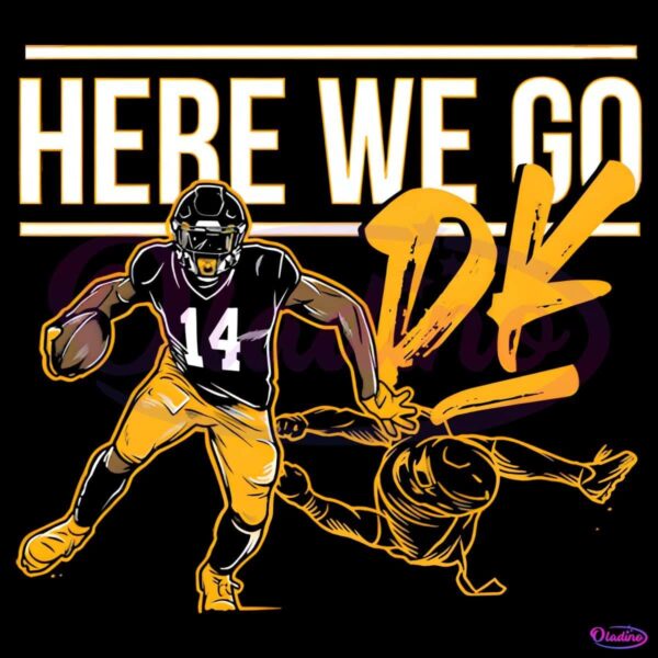 Here We Go Dk Metcalf PNG