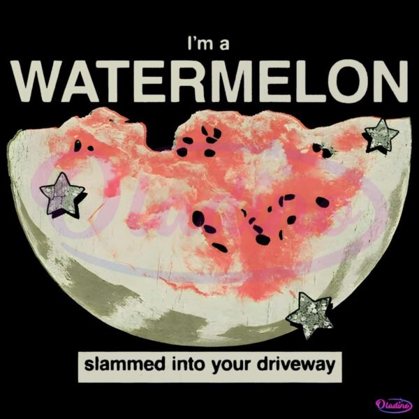 Im A Watermelon Dinner In America PNG
