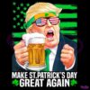 Irish Trump Funny Make St Patricks Day Great Again PNG