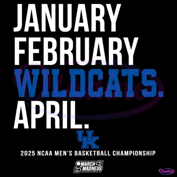 January February Wildcats April Kentucky Wildcats SVG