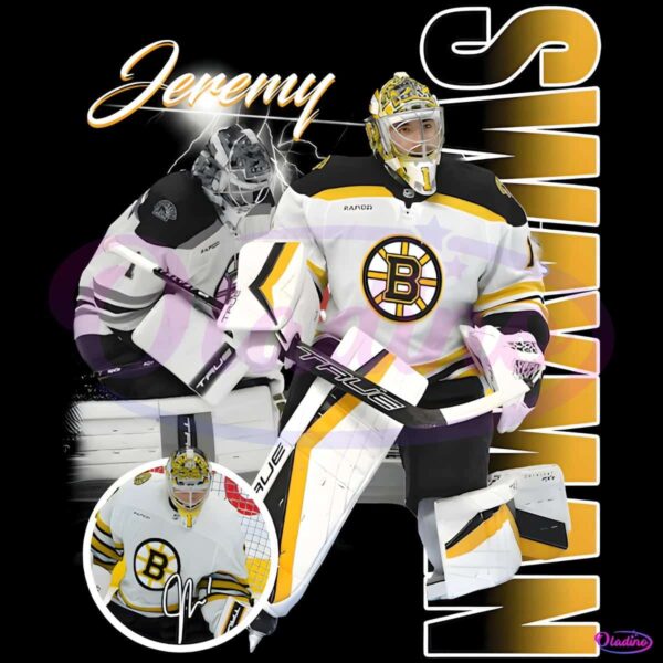 Jeremy Swayman Boston Bruins Nhl Players PNG