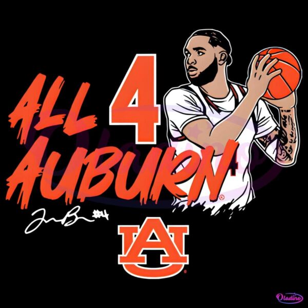 Johni Broome All 4 Auburn Tigers Basketball PNG