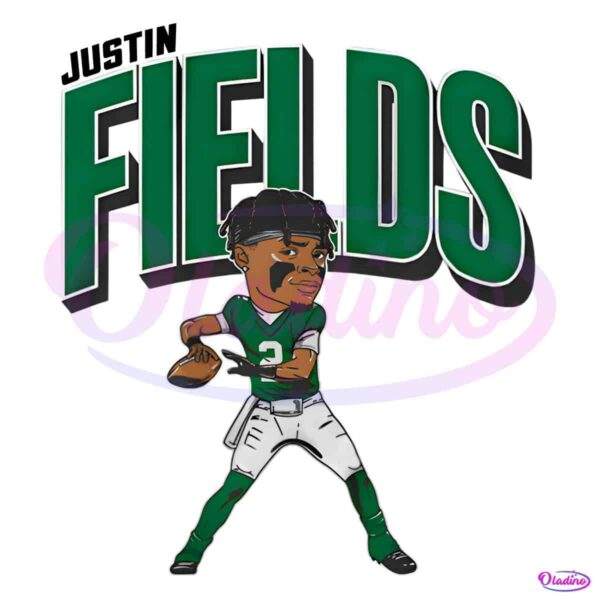 Justin Fields Caricature Nfl Players PNG