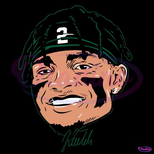 Justin Fields Swag Head Signature SVG
