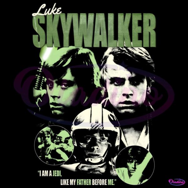 Luke Skywalker I Am A Jedi PNG
