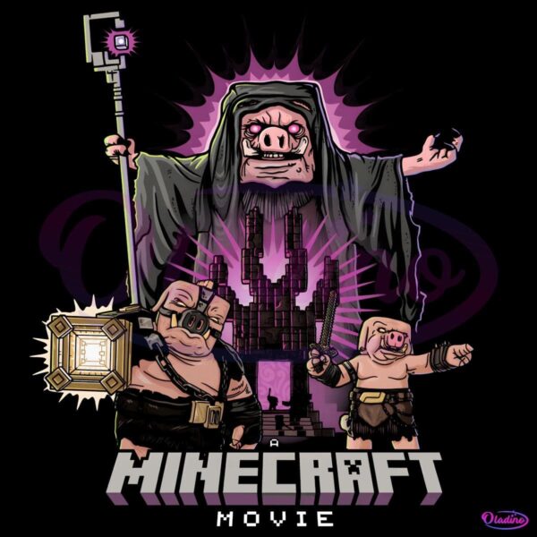 Malgosha With Piglins A Minecraft Movie PNG