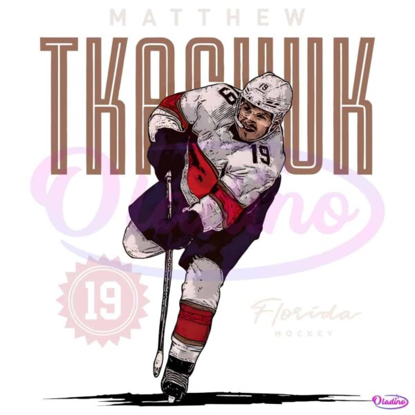 Matthew Tkachuk 19 Florida Hockey Player PNG