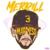 Merrill Madness Swag Head Jackson Merrill SVG