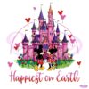 Mickey Minnie Happiest Pair on Earth SVGPNG