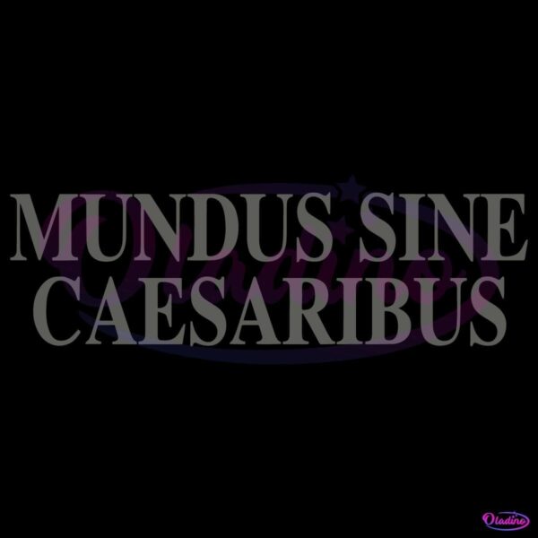 Mundus Sine Caesaribus SVG