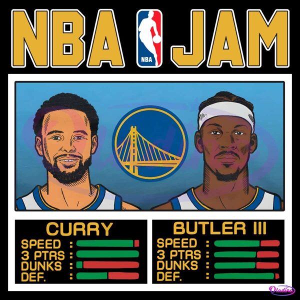 Nba Jam Golden State Warriors Curry And Butler Iii PNG