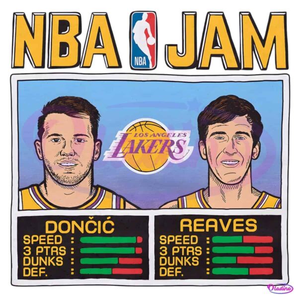 Nba Jam Los Angeles Lakers Doncic And Reaves PNG