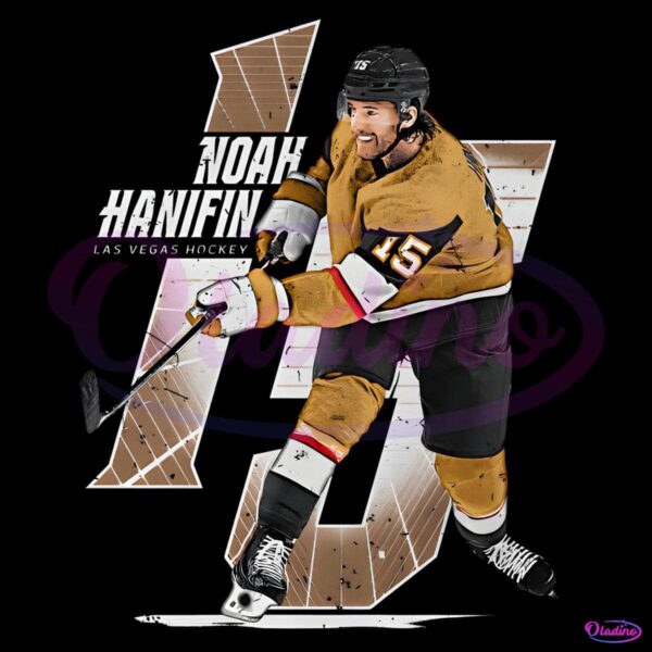 Noah Hanifin 15 Vegas Golden Knights Hockey PNG