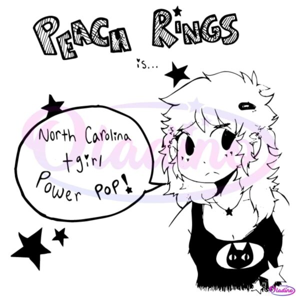 Peach Rings North Carolina T Girl Power Pop SVG