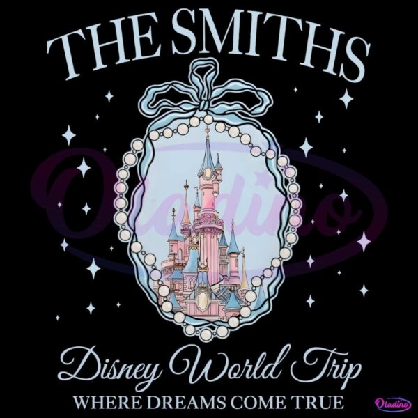 Personalized Disney World Trip Where Dreams Come True PNG