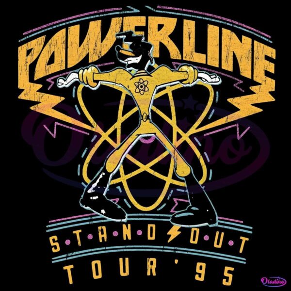 Retro Disney A Goofy Movie Powerline Stand Out Tour 95 PNG