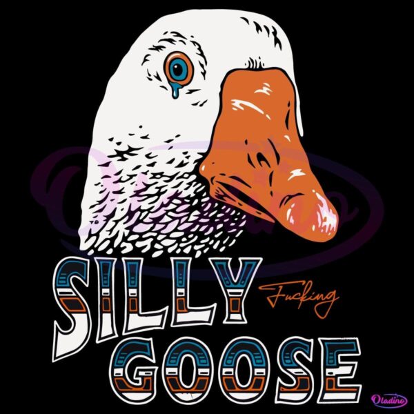 Retro Silly Fucking Goose PNG