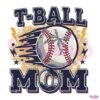 Retro T Ball Mom Game Day PNG