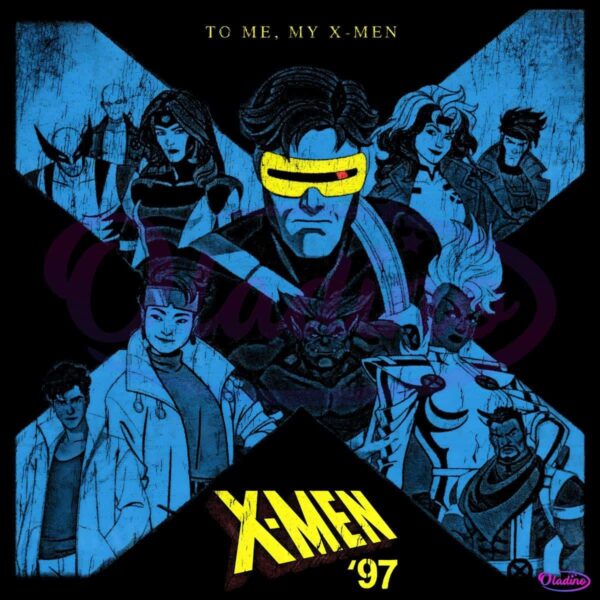 Retro Vintage To Me My X Men 97 PNG