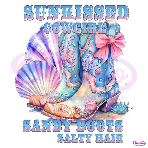 Salty Hair Sandy Boots PNG