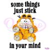 Some Things Just Stick In Your Mind Garfield PNG