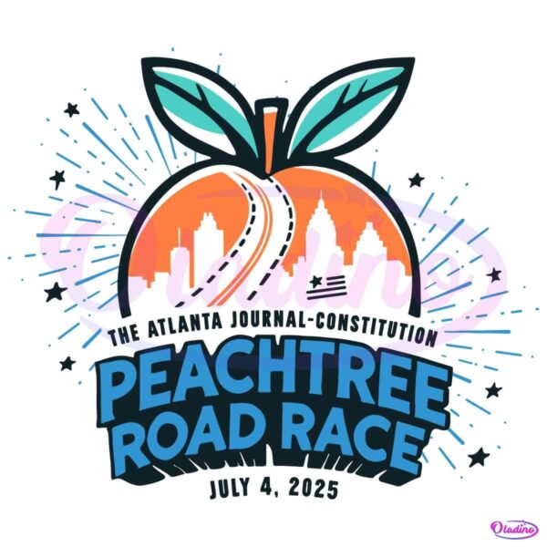 The Atlanta Journal Constitution Peachtree Road Race 2025 SVG
