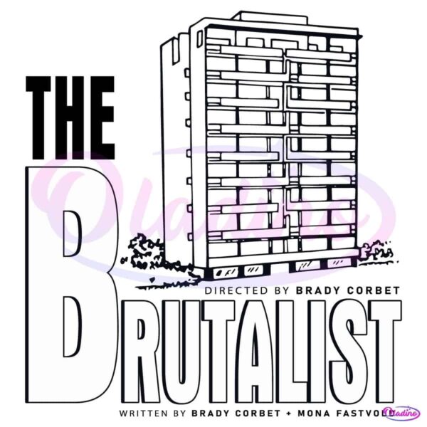 The Brutalist Architect Movie SVG