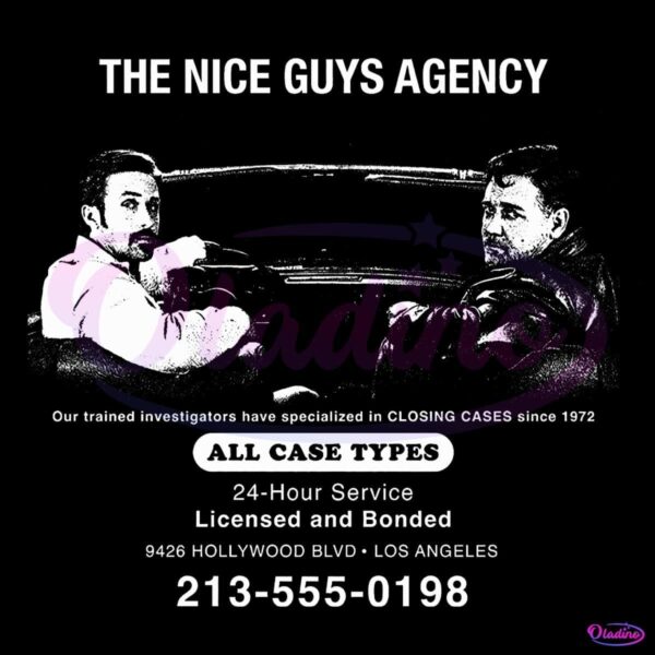The Nice Guys Agency All Case Types PNG