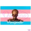 Transgender Skull Flag PNG