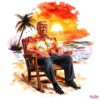 Trump Sunset Beach Vibes Summer in PNG
