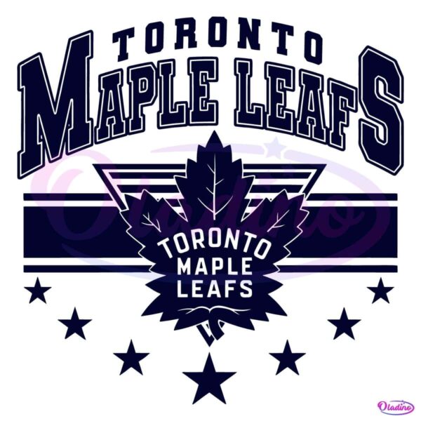 Vintage 90S Toronto Maple Leafs Hockey SVG