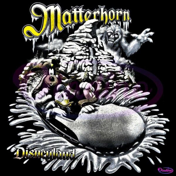 Vintage Matterhorn Bobsleds Disneyland Mickey And Friens PNG