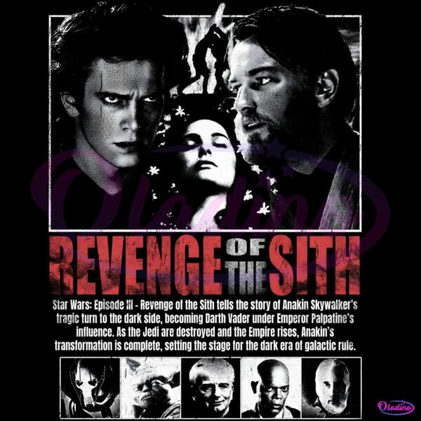 Vintage Revenge Of The Sith Star Wars Episode Iii PNG