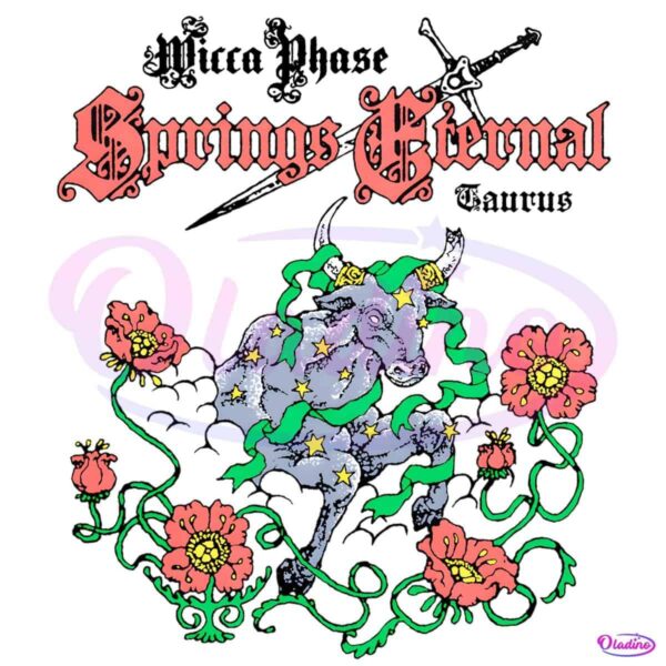 Wicca Phase Springs Eternal Taurus Eternal Bull Paint PNG