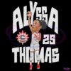 Wnba Alyssa Thomas 25 Phoenix Mercury Basketball PNG