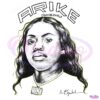 Wnba Arike Ogunbowale Dallas Wings Hand Drawn Portrait PNG