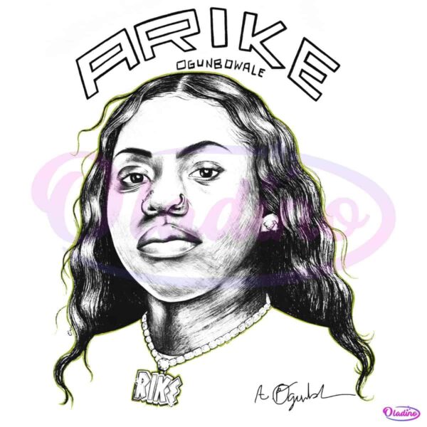 Wnba Arike Ogunbowale Dallas Wings Hand Drawn Portrait PNG