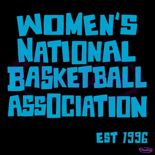 Womens National Basketball Association Est 1996 SVG