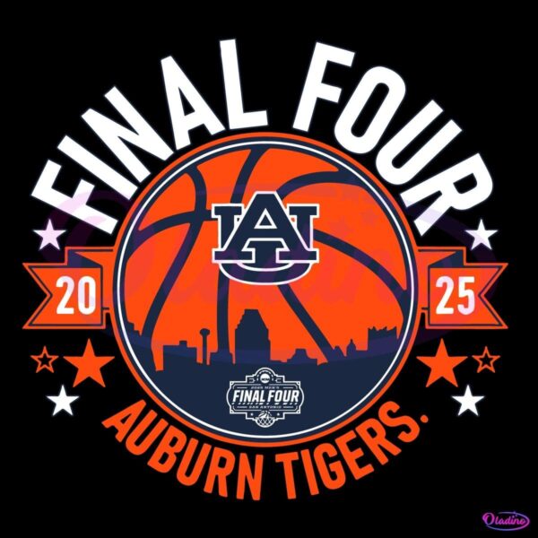 2025 Final Four Auburn Tigers Basketball SVG