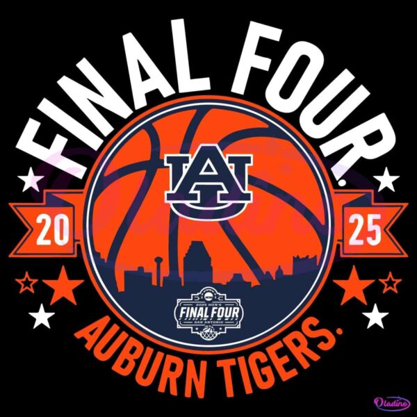 2025 Final Four Auburn Tigers Mens Basketball SVG