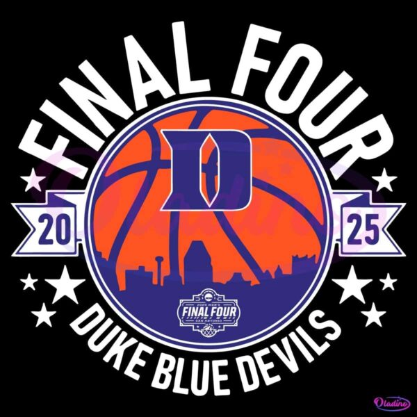 2025 Final Four Duke Blue Devils Mens Basketball SVG